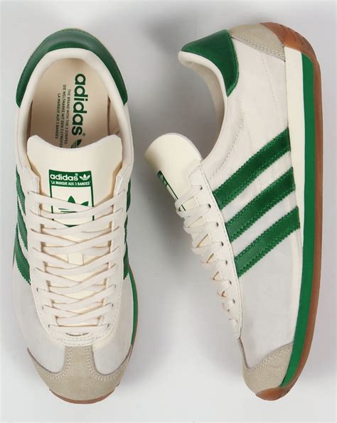 adidas originals country white green.